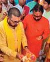 मां नर्मदा का जलकलश रथ में रखकर रवाना हुई पदयात्रा0