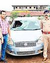 गौवंश सहित 1 कार जप्त, 2 तस्कर अभिरक्षा में, मुक्त कराये 5 नग गौवंश12