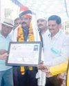 कैप्टन अखिलेश कुमार तिवारी को संस्कारधानी गौरवरत्न से किया गया सम्मानित0