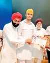 प्रदेश स्तरीय प्रतिभावान छात्रों में लोकराज सम्मानित20