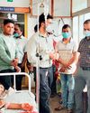 डायरिया प्रभावितों का जायजा लेने मेडिकल कैंप पहुंचा जिला प्रशासन1