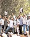 Indian Youth Congress stages protest over fuel, LPG price hike Indian Youth Congress stages protest over fuel, LPG price hike