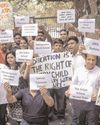 Parents protest outside DoE over alleged school fee hike in Delhi, demand rollback Parents protest outside DoE over alleged school fee hike in Delhi, demand rollback