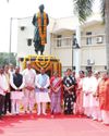 CM Majhi, other leaders pay tribute to Biju Patnaik on his death anniversary CM Majhi, other leaders pay tribute to Biju Patnaik on his death anniversary