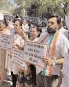 Congress protests against milk price hike across Delhi, demands relief for common people Congress protests against milk price hike across Delhi, demands relief for common people