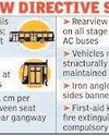 Bengal Govt issues strict guidelines on passenger comfort and safety in buses Bengal Govt issues strict guidelines on passenger comfort and safety in buses