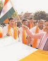 Joshi leads Tiranga Yatra to pay tribute to Armed forces Joshi leads Tiranga Yatra to pay tribute to Armed forces