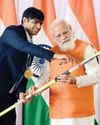 Javelin superstar Chopra thanks PM Modi for congratulatory message on breaching 90m mark Javelin superstar Chopra thanks PM Modi for congratulatory message on breaching 90m mark
