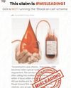 Fake: Centre debunks viral claim about 104 for blood-on-call service Fake: Centre debunks viral claim about 104 for blood-on-call service
