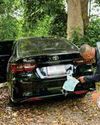 Car dumped by foreigners Car dumped by foreigners