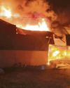 Kamikaze drones kill 3 as Kyiv sets fuel depot alight