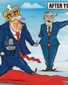 Trump visit disarms attack line on Farage9