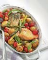 One-pan salmon with roast asparagus59