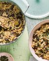 Vegan mushroom risotto75