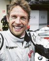WORLD BEATER JENSON TAKES CHEQUERED FLAG Daily Mirror UK