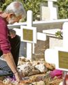 Reunited at last...freed pensioner finally able to visit his wife's grave Reunited at last...freed pensioner finally able to visit his wife's grave6