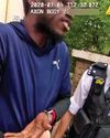 'What did I do?" Moment police cuffed sprint ace