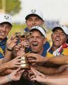 Europe's Ryder high as they storm to victory2