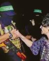 PEACE GESTURE BY FREED HOSTAGE IN THE FACE OF EVIL2
