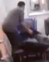 Man held as video appears to show woman shoved into a chair at crisis care home Man held as video appears to show woman shoved into a chair at crisis care home7