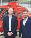 High-flyers Wills and Becks hail £16m helicopters boost