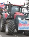 Fighting back...tractor drivers' go-slow protest