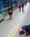 Terror as passenger is dragged under train