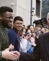 Hero's welcome for the King at centre for war wounded