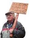 'Farmers won't go away until tax axe'