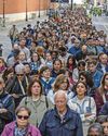 Patiently they queue in their thousands to pay respects to the pontiff Patiently they queue in their thousands to pay respects to the pontiff