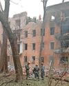 'We heard the blasts and suddenly we were covered in shards of glass' Daily Express