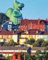Is that dragon's den? 143ft balloon towers over city Daily Express