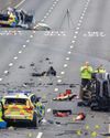 Riddle as 5 cop cars crash on All Riddle as 5 cop cars crash on All