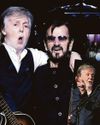 Beatles reunion on stage as Ringo helps Macca end tour.