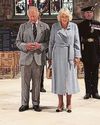 King consoles teenage cadet after fainting16
