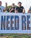 Protesters clash at demonstration outside Vale hotel8