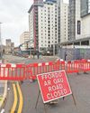 Chunk of concrete falls from city centre building4
