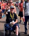 Andy proud to complete Mighty Stride challenge3