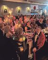 Raising a glass at regimental dinner2
