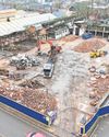 Empty factory finally comes down to make way for new house building1