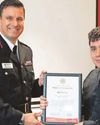 Teen honoured for saving baby sister0