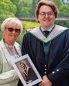 Student pays gown tribute to his grandad Student pays gown tribute to his grandad28