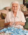 Inspirational Joyce, 97, knitting for dementia patients and babies Inspirational Joyce, 97, knitting for dementia patients and babies