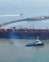 Stena Immaculate docks at Great Yarmouth after North Sea collision Stena Immaculate docks at Great Yarmouth after North Sea collision