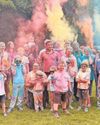 Colourful characters on the run raise £1,100 for Kids charity1