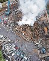 Recycling site fire caused £79k worth of damage, polluted land and killed fish Merthyr Express