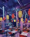 Neon dim sum kitchen lights up quarter