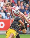 Bees defender 'should have seen red' for Mbeumo foul Manchester Evening News