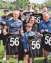 Teams pay tributes to tragic headteacher8