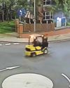 MAN'S RIDE IN A STOLEN FORKLIFT AT 2AM7